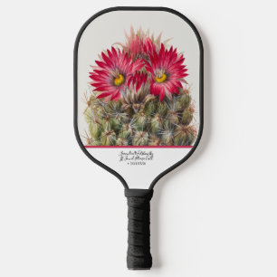Raquette De Pickleball Sud-Ouest Russe Bois Rouge Fleur Cactus Cactus Cac