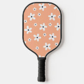 Raquette De Pickleball Summer Boho White Daisy Flowers (Verso)