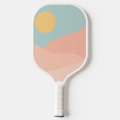 Raquette De Pickleball Sunrise Sunset Mountain (Verso)