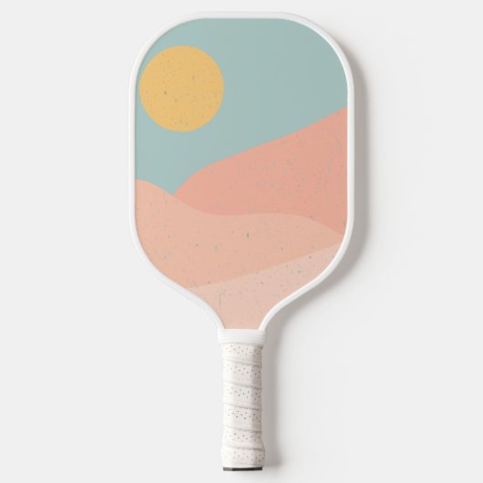 Raquette De Pickleball Sunrise Sunset Mountain (Recto)