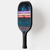 Raquette De Pickleball Sunset Racer Neon Stripes Retro Speed  (Gauche)