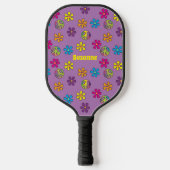 Raquette De Pickleball Super Hippie Paix et douche à fleurs (Recto)
