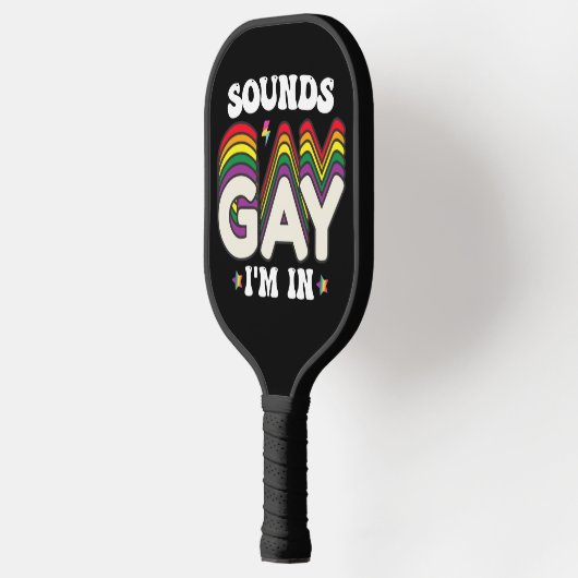 Raquette De Pickleball Super LGBT Pride Sonne Gay I In (Gauche)