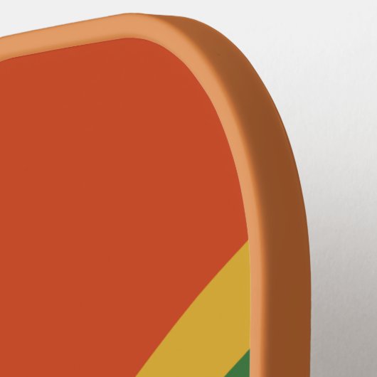 Raquette De Pickleball Super Retro Wavy Lines Pickleball Paddle (Détail gauche)