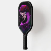 Raquette De Pickleball Superbe perroquet à la lueur de prune (Gauche)