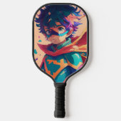 Raquette De Pickleball Superhero Anime rouge et bleu (Verso)