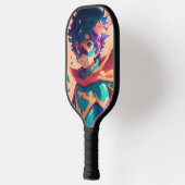Raquette De Pickleball Superhero Anime rouge et bleu (Gauche)