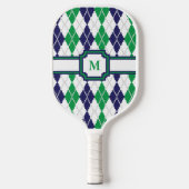 Raquette De Pickleball Sur le Jacquard vert (Recto)