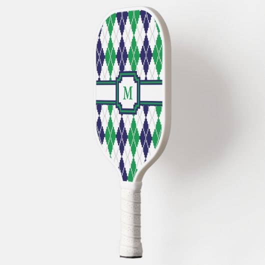 Raquette De Pickleball Sur le Jacquard vert (Gauche)