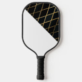 Raquette de Pickleball sur mesure demi-grille doré (Verso)