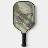 Raquette De Pickleball Surface verte fausse fissurée (Verso)