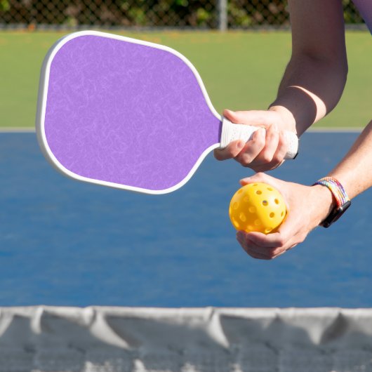 Raquette De Pickleball Surface violette texturée avec motif tourbillonnan (Insitu)