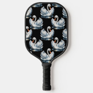 Raquette De Pickleball Swan Birds Design Motif