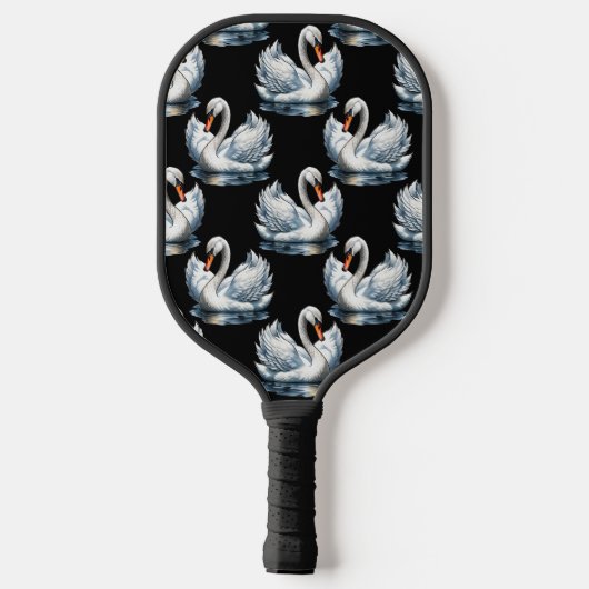 Raquette De Pickleball Swan Birds Design Motif (Verso)