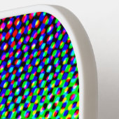 Raquette De Pickleball Symbole d'amour infini Rainbow Cool Infinity Pride (Détail gauche)