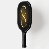 Raquette De Pickleball Symbole d'infini doré (Gauche)