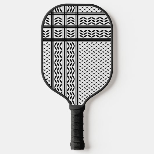 Raquette De Pickleball Symbole Keffiyeh de la Palestine Motif de résistan (Recto)