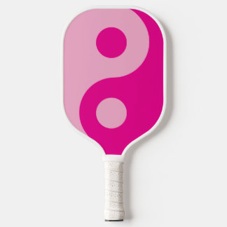 Raquette De Pickleball Symbole Yin Yang rose clair et chaud