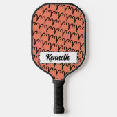 Raquette De Pickleball Symbole Zodiac Aries Standard par Kenneth Yoncich (Recto)