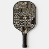Raquette De Pickleball Symboles historiques anciens Style de tatouage (Recto)
