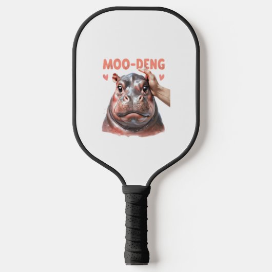 Raquette De Pickleball T-shirt mignon Moo Deng (Recto)