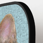 Raquette De Pickleball Tabby Gris Peinture Chat - Cute Original Art Chat (Détail gauche)