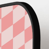 Raquette De Pickleball Tableau de bord rose (Détail gauche)