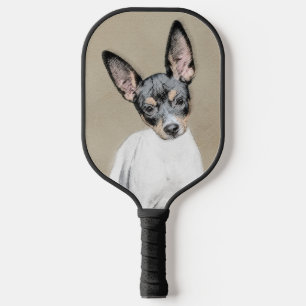 Raquette De Pickleball Tableau Rat Terrier - Cute Original Chien Art