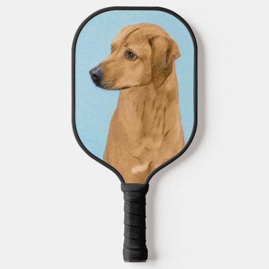 Raquette De Pickleball Tableau Rhodesian Ridgeback - Art Chien original (Recto)