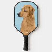 Raquette De Pickleball Tableau Rhodesian Ridgeback - Art Chien original (Verso)