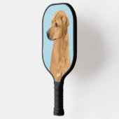 Raquette De Pickleball Tableau Rhodesian Ridgeback - Art Chien original (Gauche)
