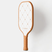 Raquette De Pickleball Tan Motif simple et transparent (Gauche)