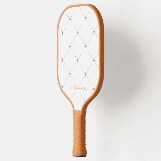 Raquette De Pickleball Tan Motif simple et transparent (Gauche)