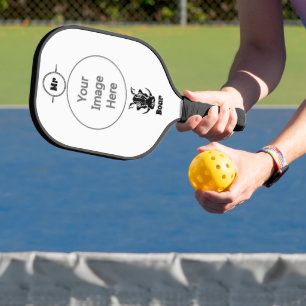 Raquette De Pickleball Tatouage Tribal Style Tête de caisse