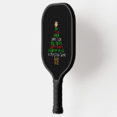 Raquette De Pickleball Tee-shirts de Christian-Christmas (Gauche)