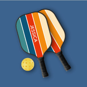 Raquette De Pickleball Tendance Retro Striped Personal