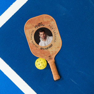 Raquette De Pickleball Terracotta marron photo homme drôle mythe légende