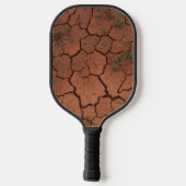 Raquette De Pickleball terrain sec et fissuré (Verso)