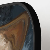 RAQUETTE DE PICKLEBALL TERRIER AIREDALE        (Détail gauche)