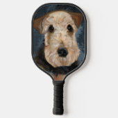 RAQUETTE DE PICKLEBALL TERRIER AIREDALE        (Verso)