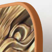 Raquette De Pickleball Tête de lion doré. Personnalisez (Détail gauche)