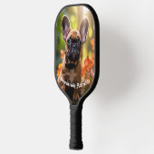 Raquette De Pickleball Texte personnalisé 🐶 💗 chiot français doux dans  (Gauche)