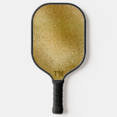 Raquette De Pickleball Texture brillante or iridescente (Verso)