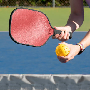 Raquette De Pickleball Texture brillante rouge irisée