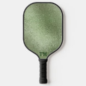 Raquette De Pickleball Texture brillante vert clair et irisée (Recto)