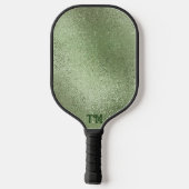 Raquette De Pickleball Texture brillante vert clair et irisée (Verso)