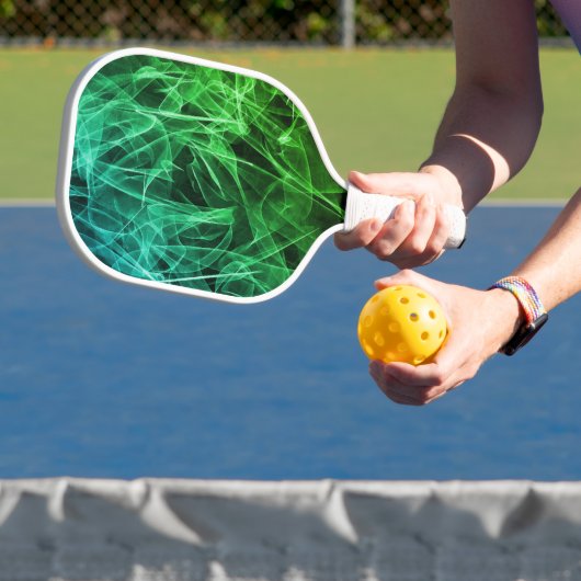 Raquette De Pickleball Texture de volute de fumée élégante (Insitu)
