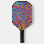 Raquette De Pickleball textures psychodeliques (Verso)