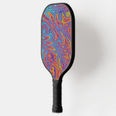 Raquette De Pickleball textures psychodeliques (Gauche)