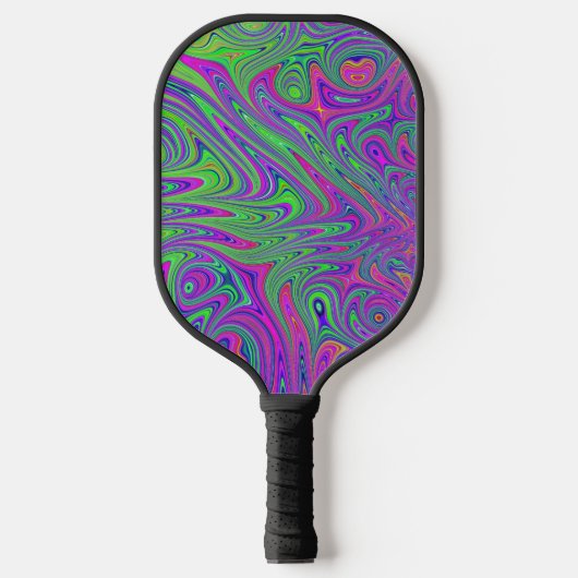 Raquette De Pickleball textures psychodeliques (Recto)